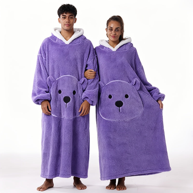 Oversized Wearable Blanket Hoodie | Fleece-Lined, 13 Colors