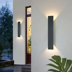 Waterproof Outdoor LED Wall Light | Slim Metal Housing, Warm or Cool Light, Choice of Size 1