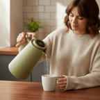 Thermos Flask | Temperature Display and Wooden Handle — product image 5