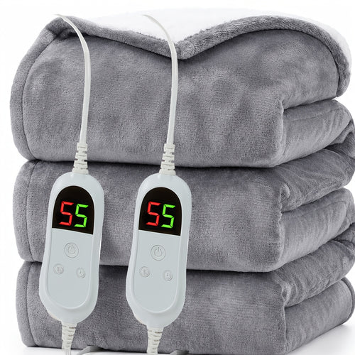 Dual-Zone Heated Blanket | Independent Controls And 10 Heat Levels