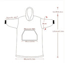 Wearable Blanket Hoodie | Long Hooded Sleeved Flannel, Polyester, Multiple Colors