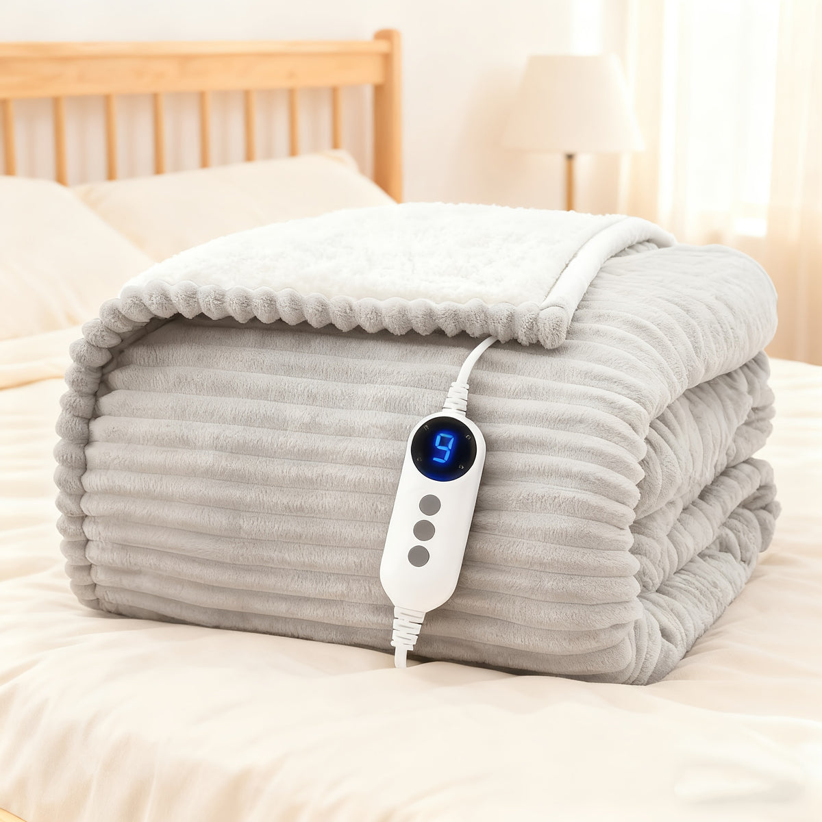 Heated Flannel Throw | 5 Heat Levels And 10-Hour Timer