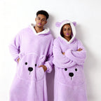 Oversized Wearable Blanket Hoodie | Fleece-Lined, 13 Colors