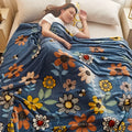 Floral Flannel Throw Blanket | Lightweight And Soft
