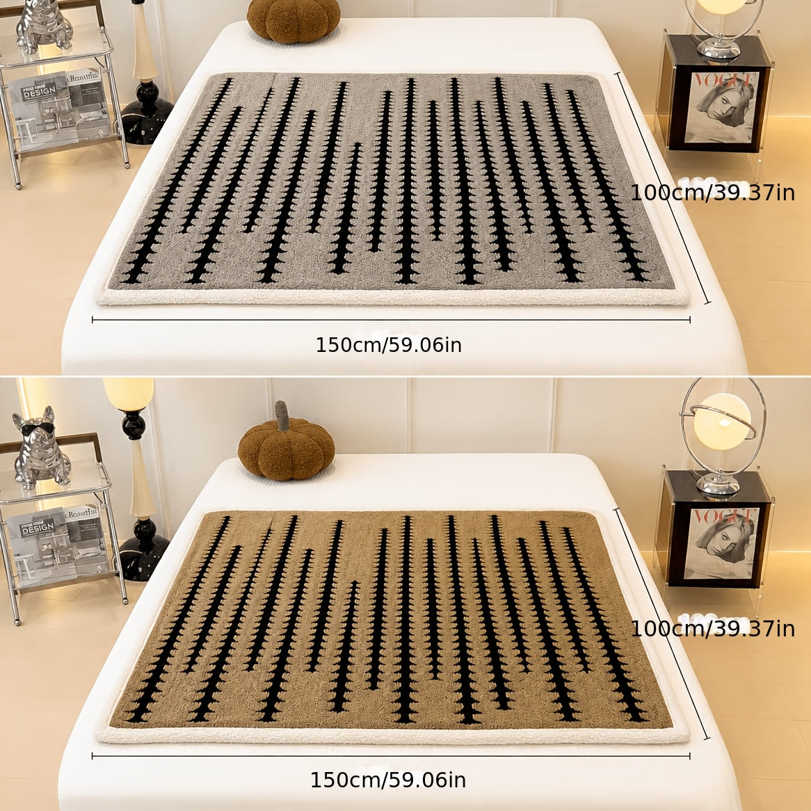 Double-Layer Winter Throw Blanket | Soft Polyester – product image 3