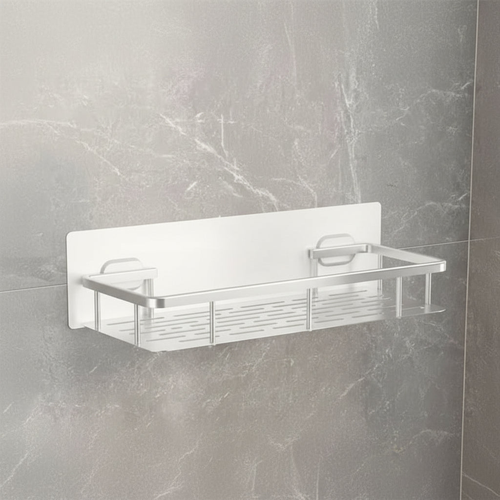 Adhesive Shower Shelf with drill-free bathroom storage — product image 12