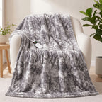 Tie-Dye Heated Blanket | 10 Heat Settings And 8-Hour Timer