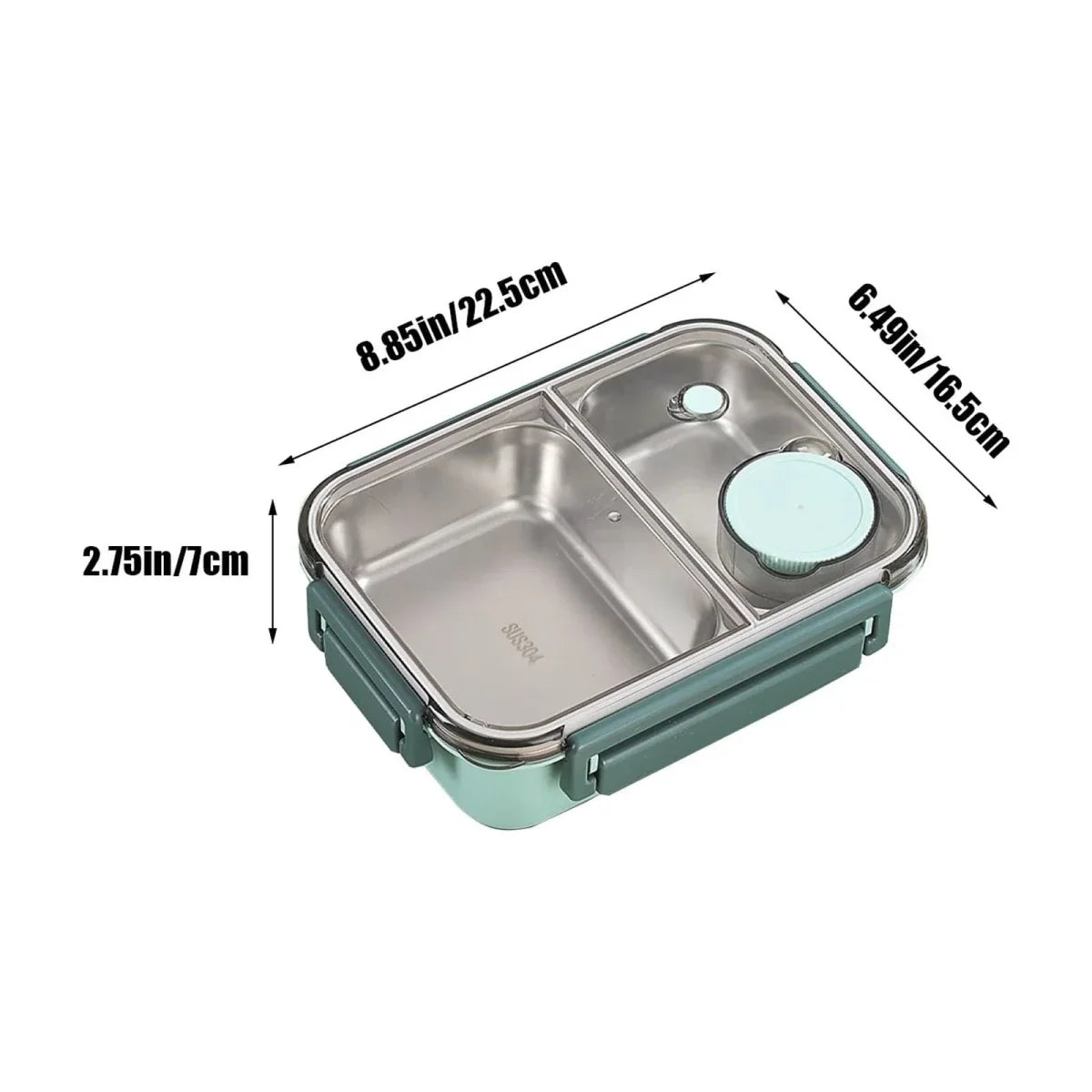 Food Container | Insulated Two-Compartment Design — product image 7