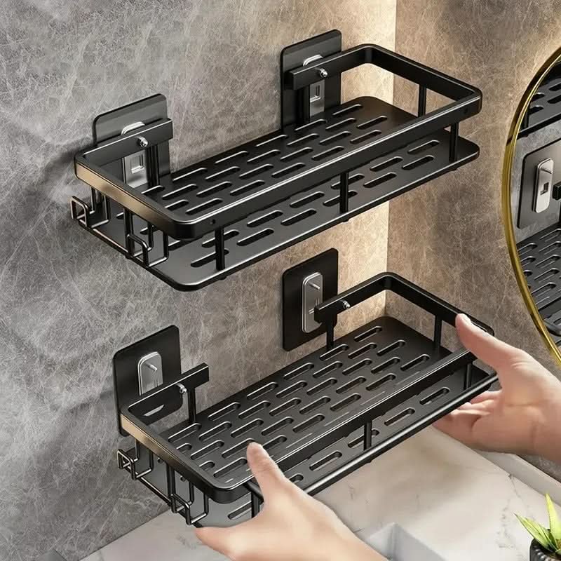 Adhesive Shower Shelf with drill-free bathroom storage — product image 15