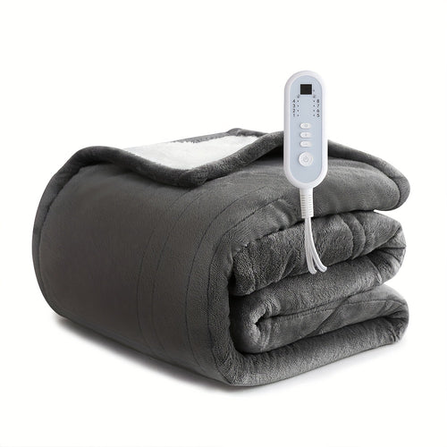 Extra-Large Electric Blanket | Dual Controllers, 8 Heat Levels And Auto-Off