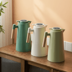 Thermos Flask | Temperature Display and Wooden Handle — product image 6