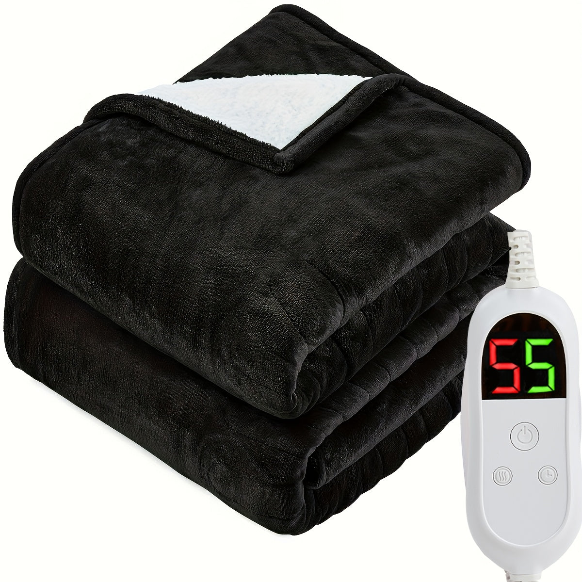 Dual-Zone Heated Blanket | Independent Controls And 10 Heat Levels – product image 4