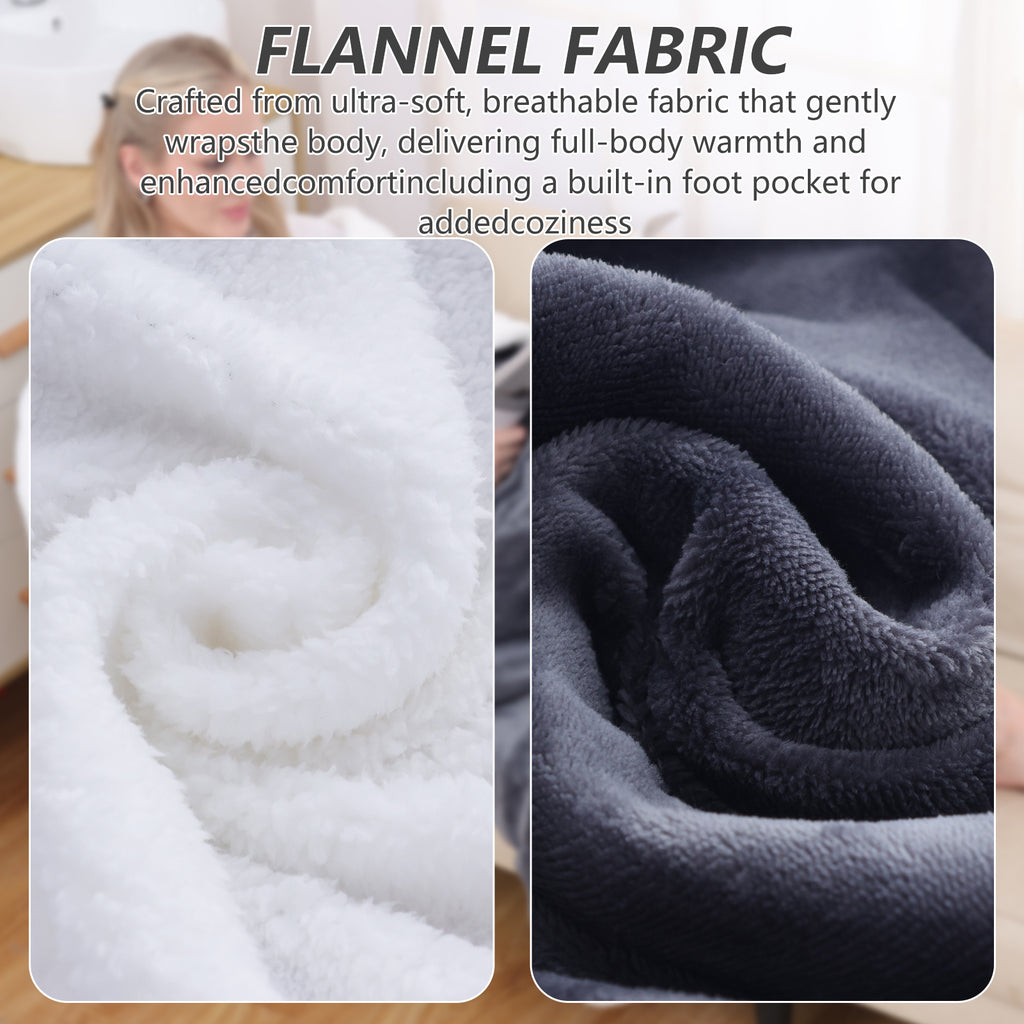 Wearable heated throw 5