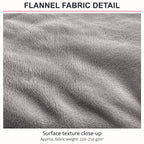 Wearable Blanket | Long Flannel Design With Double Pockets, Polyester, Multiple Colors