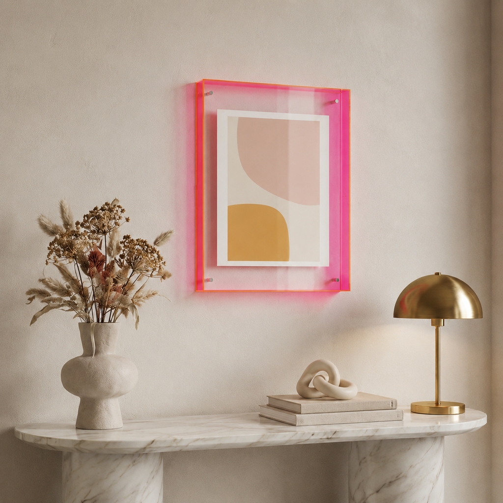 Vibrant edge acrylic photo frame, gallery image 3.