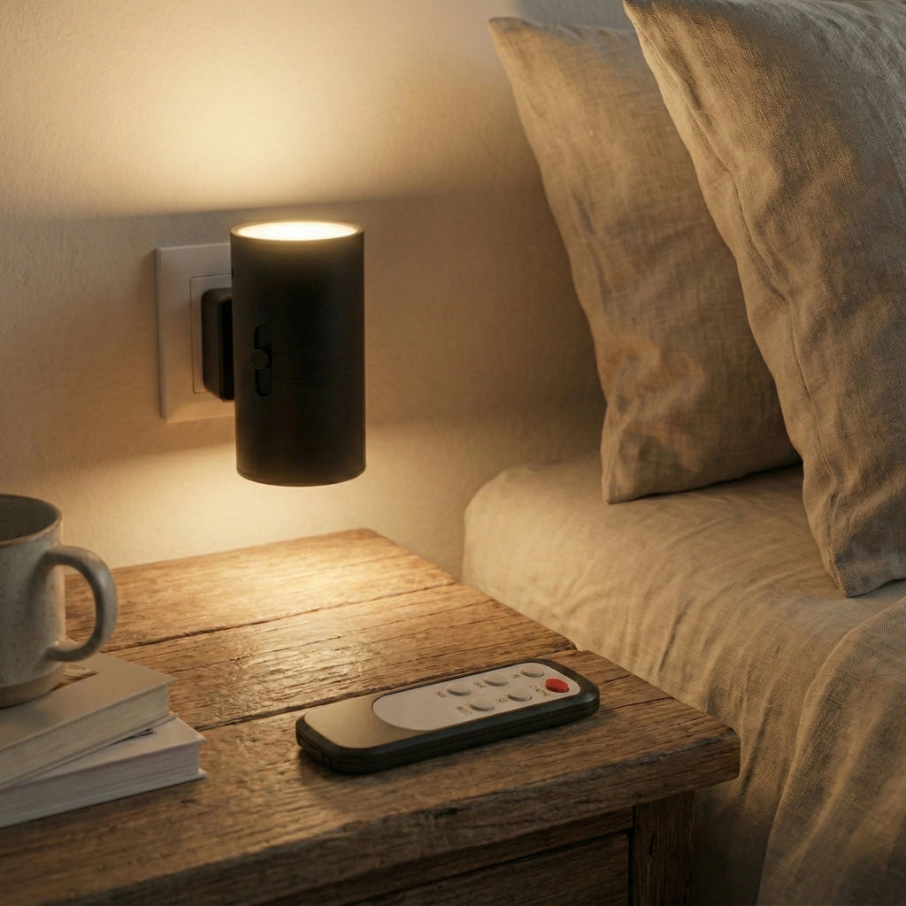 Aoralight Dimmable Plug In Night Light | Adjustable Warm LED Lighting image 3
