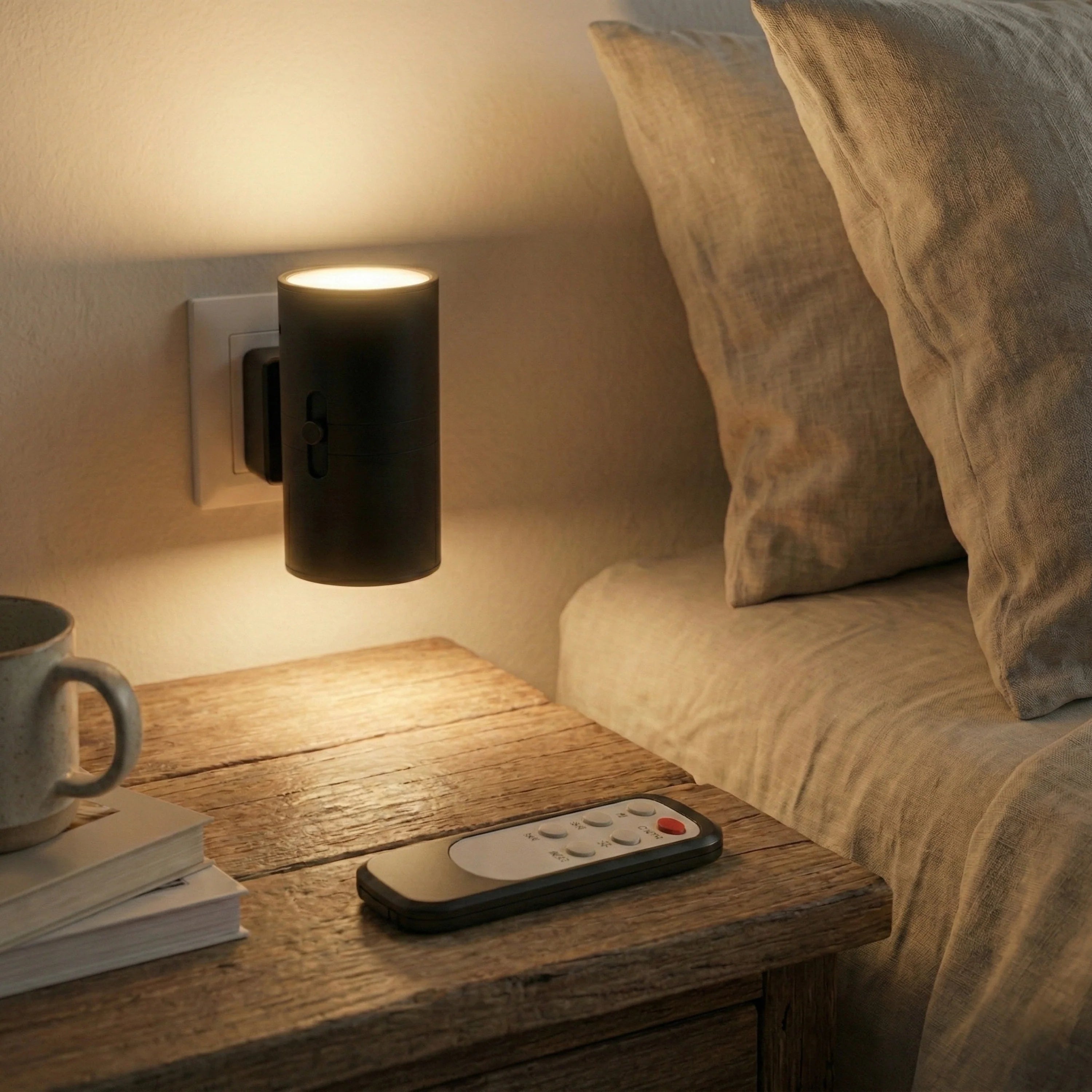 Aoralight Dimmable Plug In Night Light | Adjustable Warm LED Lighting image 3