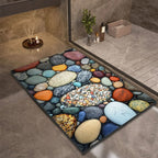 Diatomaceous Earth Bath Mat | Quick-Drying Non-Slip Rug - Bath Mat product view 2