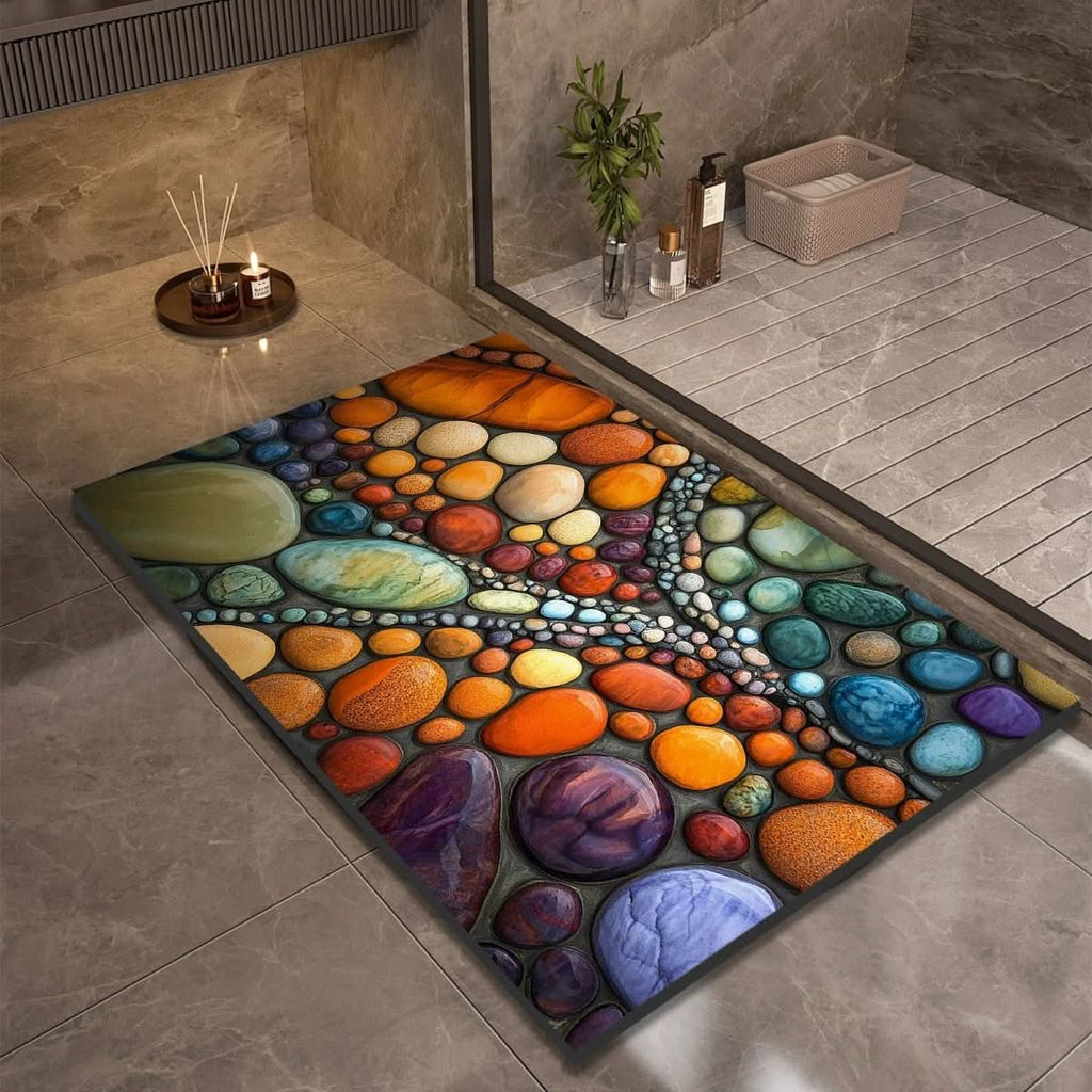 Diatomaceous Earth Bath Mat | Quick-Drying Non-Slip Rug - Bath Mat product view 16