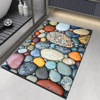 Diatomaceous Earth Bath Mat | Quick-Drying Non-Slip Rug - Bath Mat product view 3