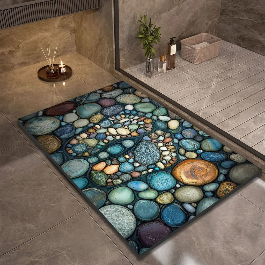 Diatomaceous Earth Bath Mat | Quick-Drying Non-Slip Rug - Bath Mat product view 20