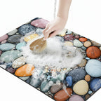 Diatomaceous Earth Bath Mat | Quick-Drying Non-Slip Rug - Bath Mat product view 4