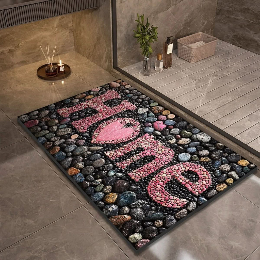 Diatomaceous Earth Bath Mat | Quick-Drying Non-Slip Rug - Bath Mat product view 7