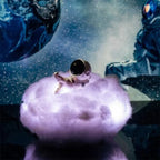 Astronaut Cloud Lamp shown in product gallery view 4