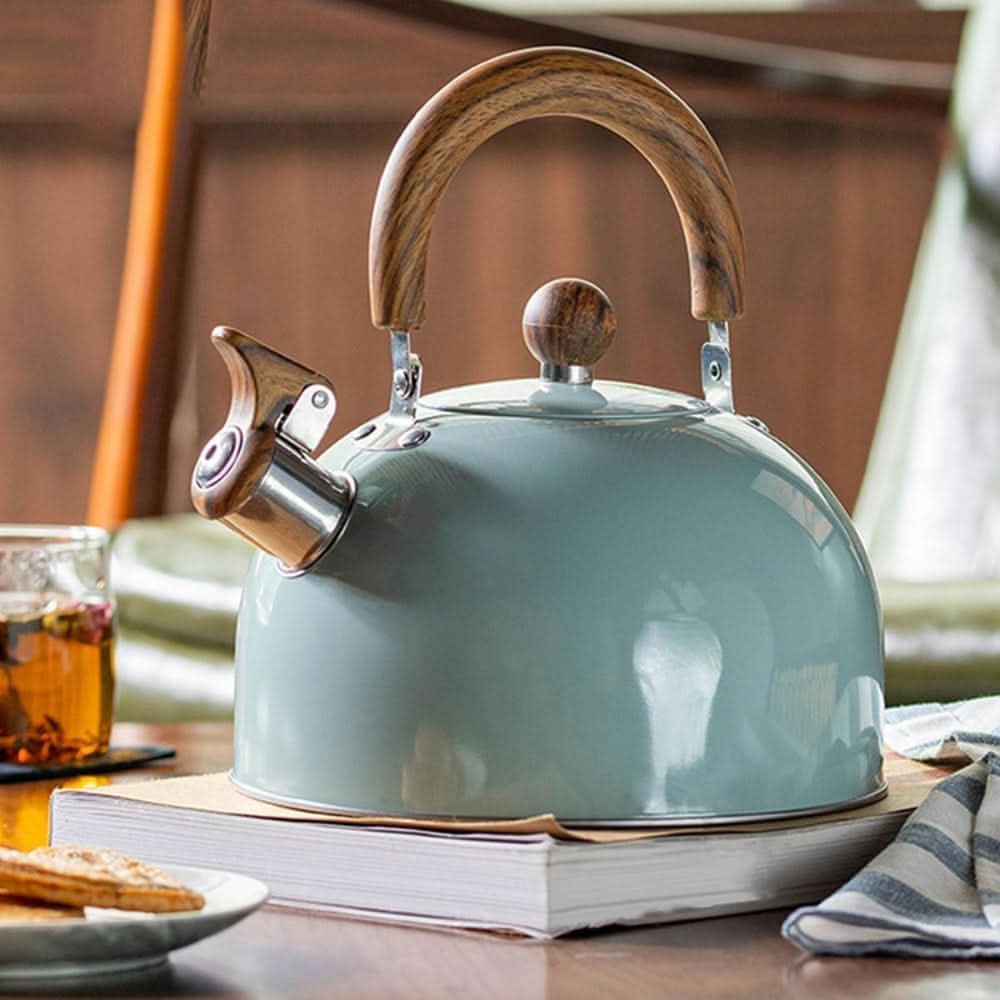 Whistling Stovetop Kettle with 3-liter stainless steel design — product image 1