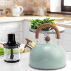 Whistling Stovetop Kettle with 3-liter stainless steel design — product image 3