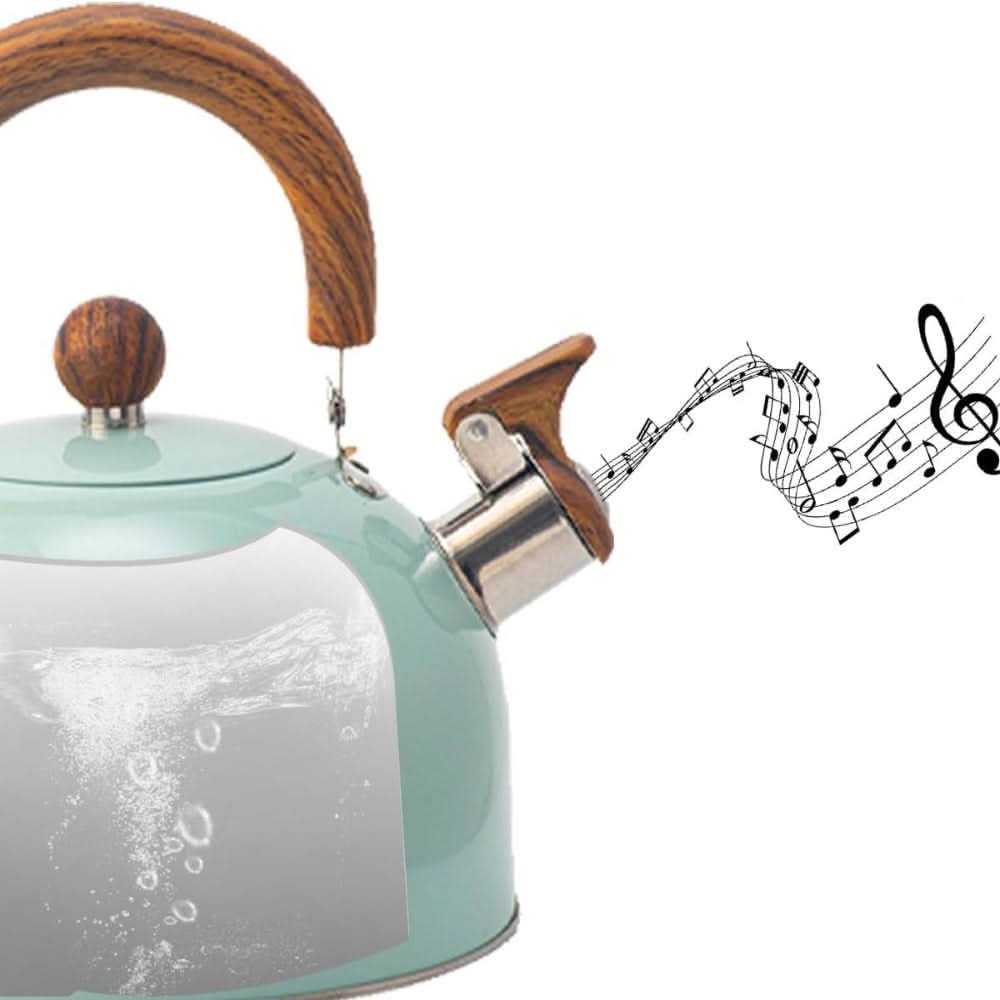 Whistling Stovetop Kettle with 3-liter stainless steel design — product image 5