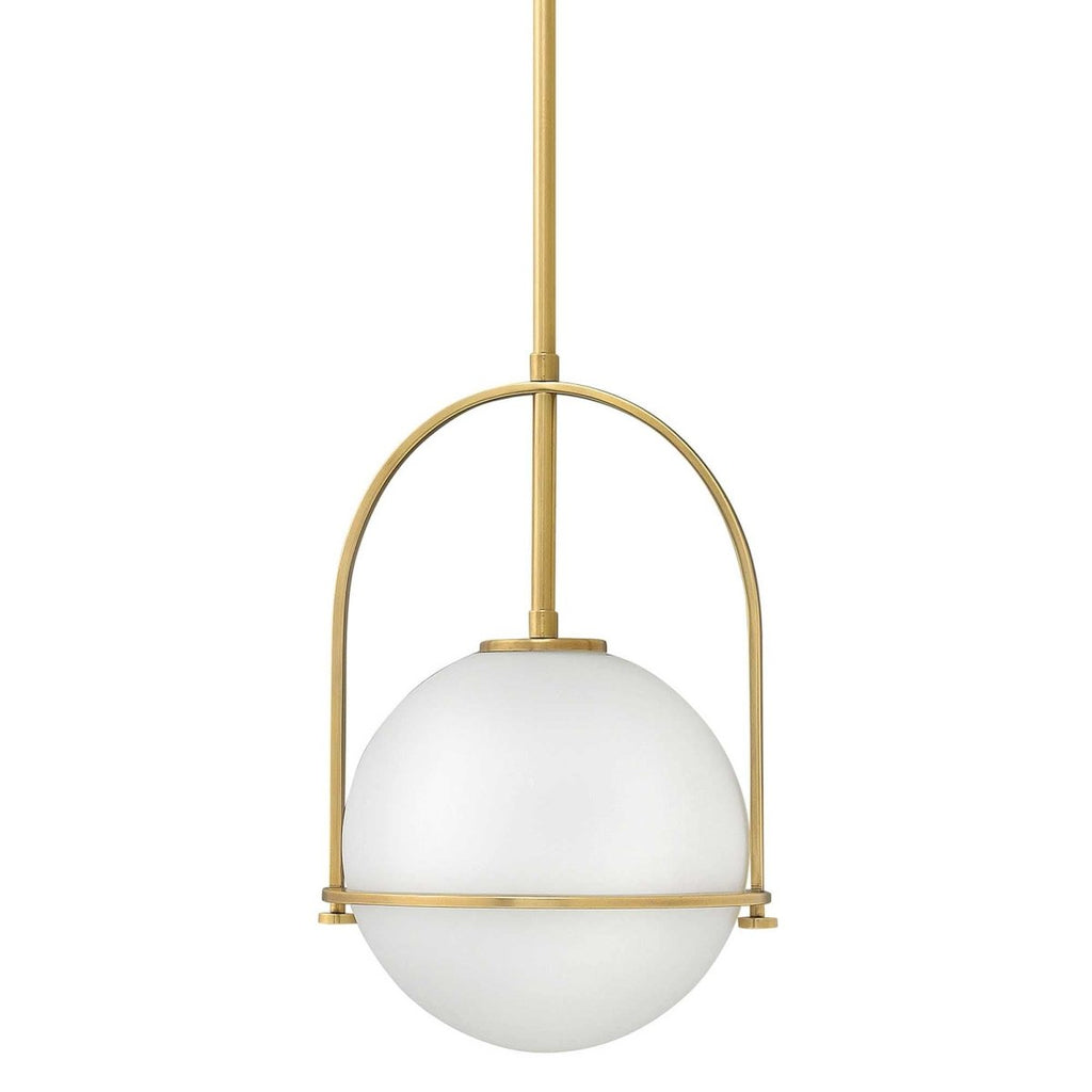 Opal Glass Pendant Light | Adjustable Dining Room Fixture - Pendant Light product view 4