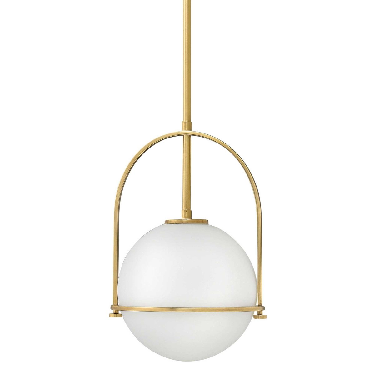 Opal Glass Pendant Light | Adjustable Dining Room Fixture - Pendant Light product view 4