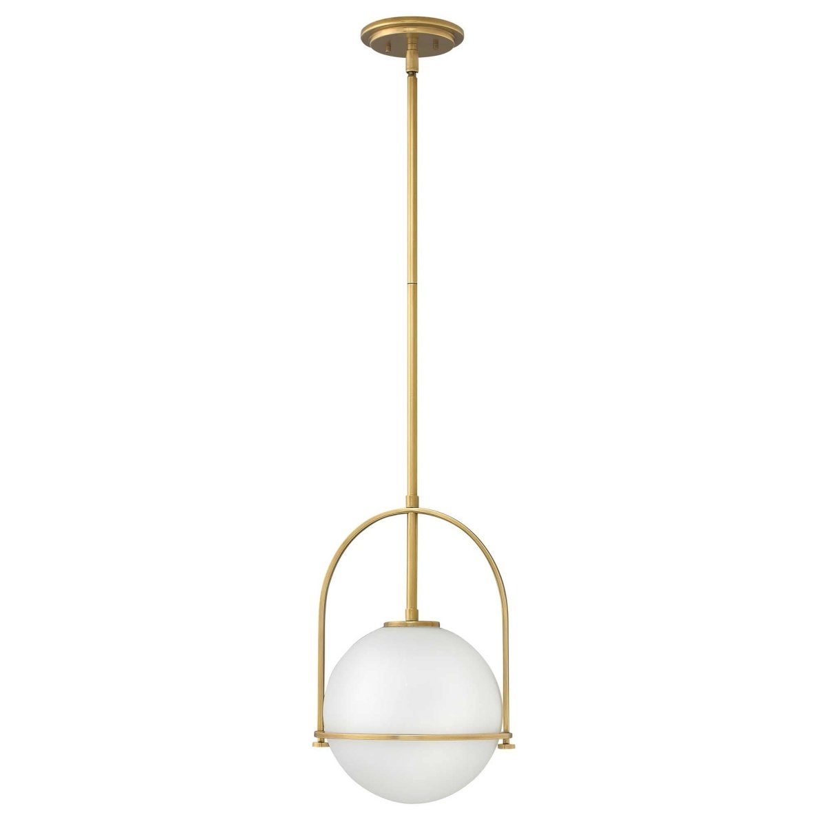 Opal Glass Pendant Light | Adjustable Dining Room Fixture - Pendant Light product view 8