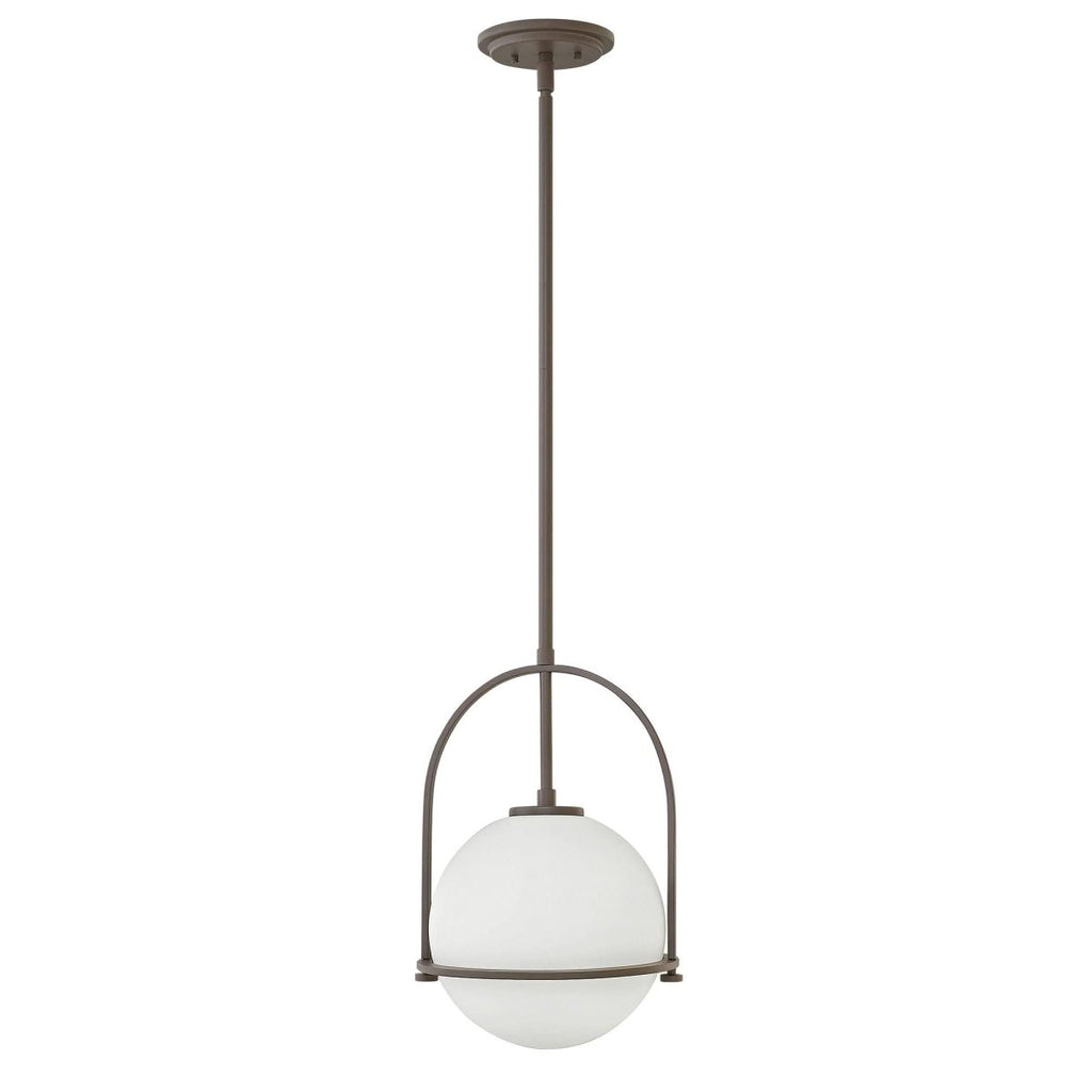 Opal Glass Pendant Light | Adjustable Dining Room Fixture - Pendant Light product view 10