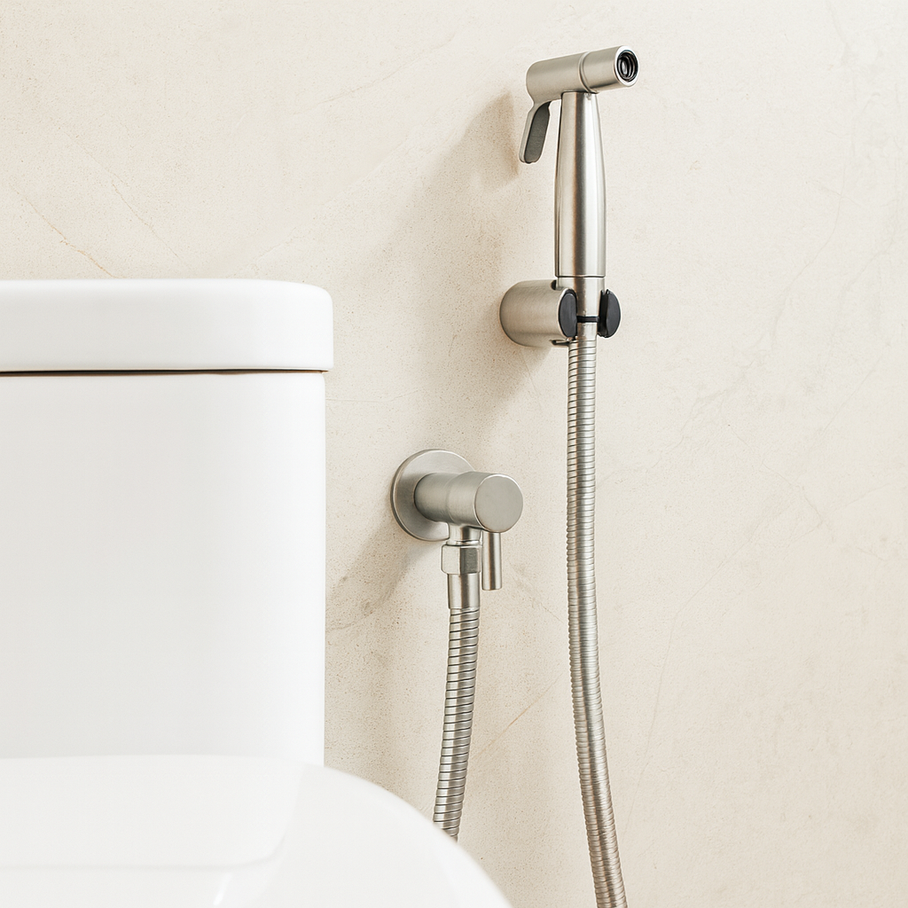 Bidet Sprayer in Silver shown on the source page.