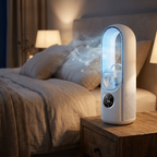 Bladeless Air Cooler | Oscillating Cooling, Compact Tower Design, White — product image 8