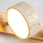 Travertine Wall Light | Natural Stone LED, Two Finishes — product image 8