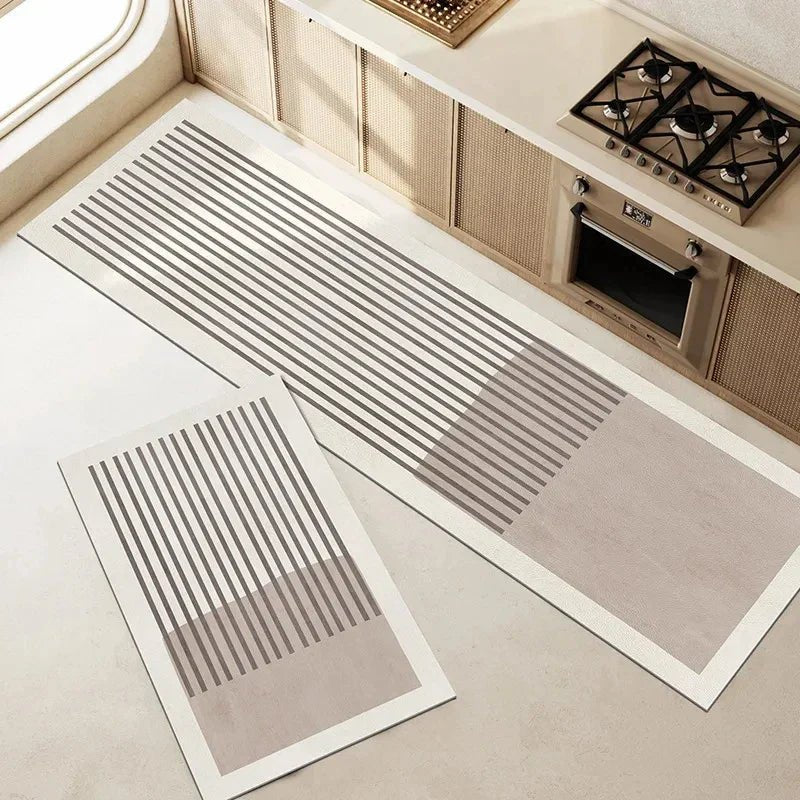 Absorbent Kitchen Comfort Mat | Nonslip Backing, Soft Surface, Patterned Finish 3