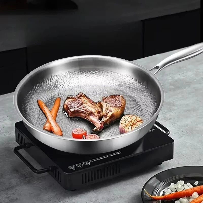 Titanium Frying Pan with hammered induction cookware — product image 2