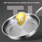 Titanium Frying Pan with hammered induction cookware — product image 5