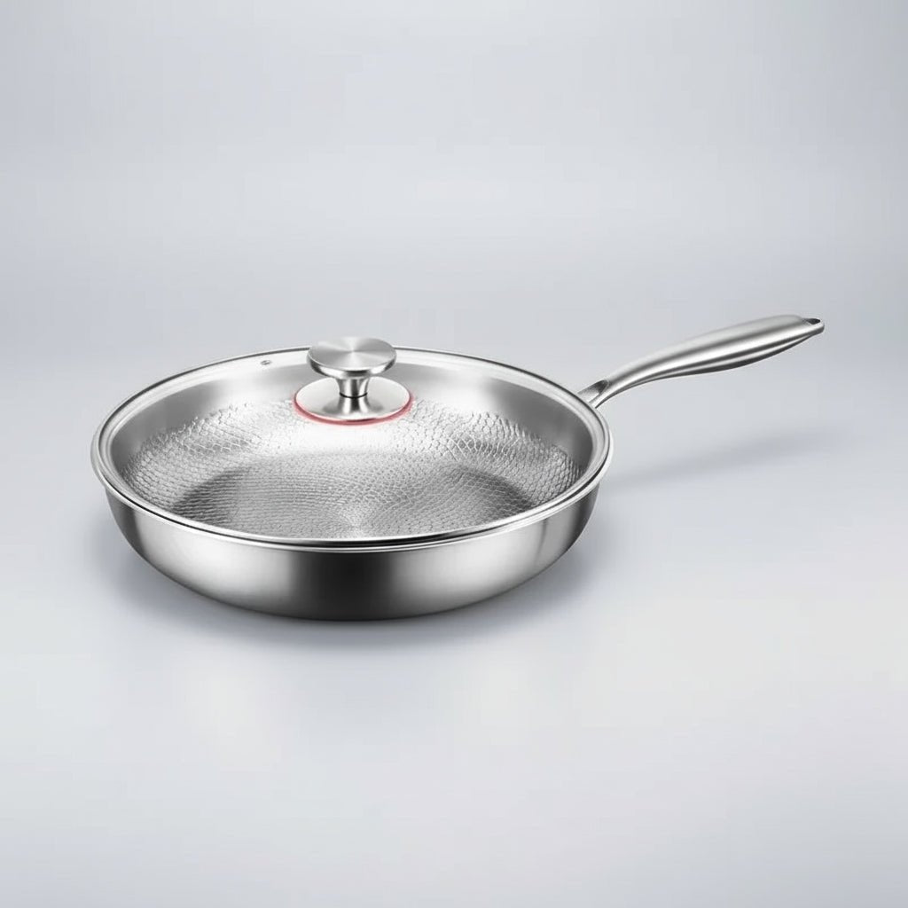 Titanium Frying Pan with hammered induction cookware — product image 7