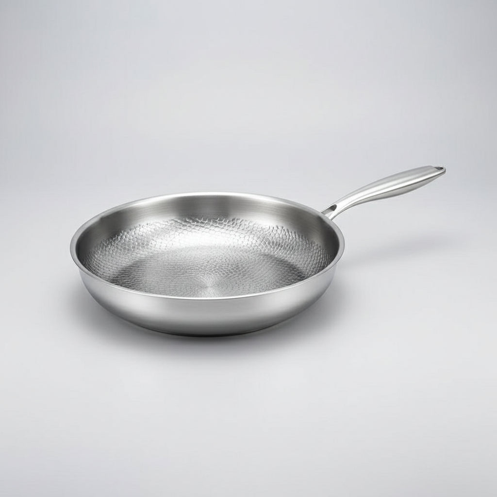 Titanium Frying Pan with hammered induction cookware — product image 10