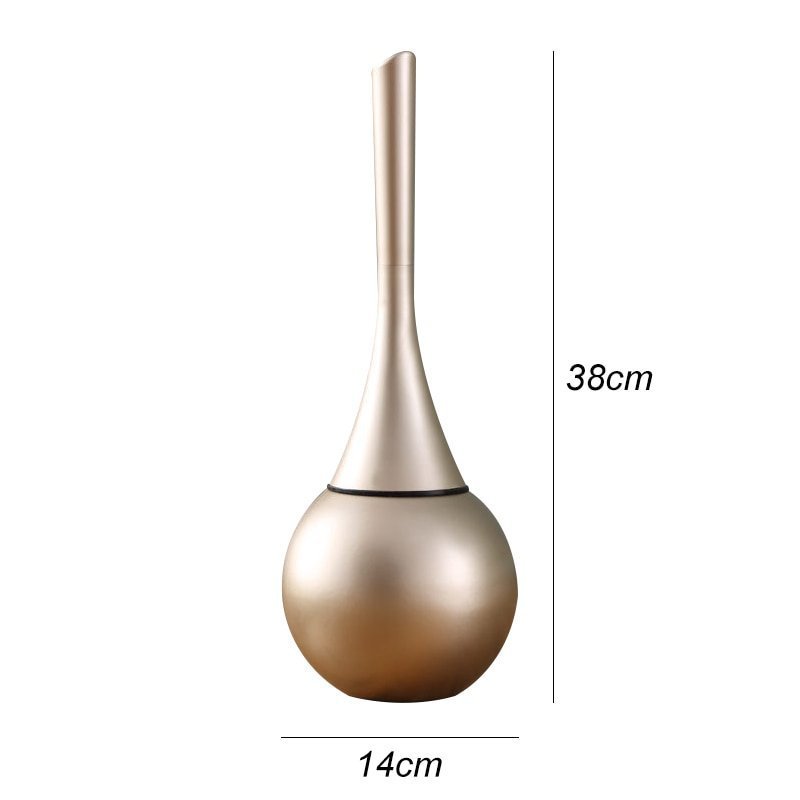 Toilet Brush | Silicone Cleaning Head, Three Finishes — product image 9