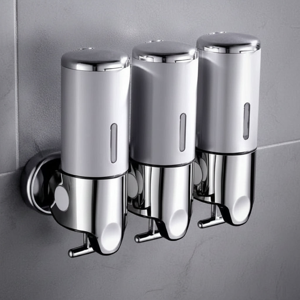 Wall-Mounted Soap Dispenser with 500 ml stainless steel design — product image 12