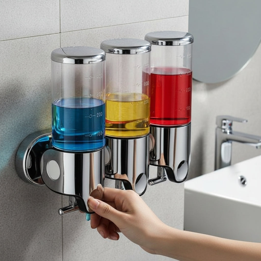 Wall-Mounted Soap Dispenser with 500 ml stainless steel design — product image 5