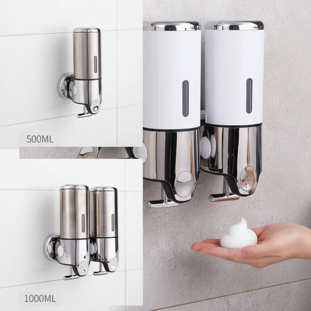 Wall-Mounted Soap Dispenser with 500 ml stainless steel design — product image 6
