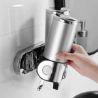 Wall-Mounted Soap Dispenser with 500 ml stainless steel design — product image 1