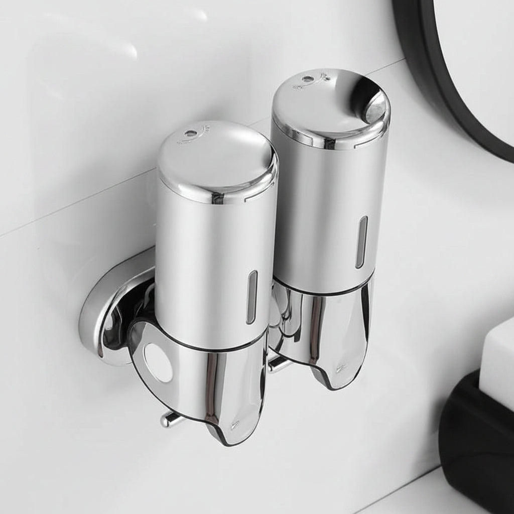 Wall-Mounted Soap Dispenser with 500 ml stainless steel design — product image 2