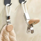 Drill-Free Towel Clip - Portable Metal Storage Hook - product image 1